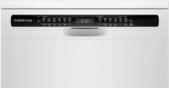 Profilo BMS623V1 Bulaşık Makinesi Solo 6 Programlı Beyaz - Resim 2