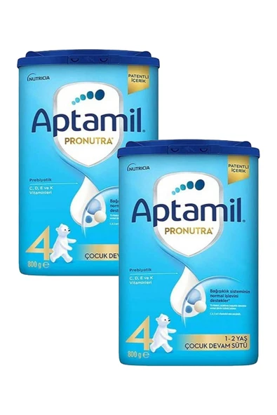 APTAMİL APTAMİL  4 Pronutra Devam Sütü 800 g 1 Yaş+ Akıllı Kutu x 2 Adet ürün görseli 1