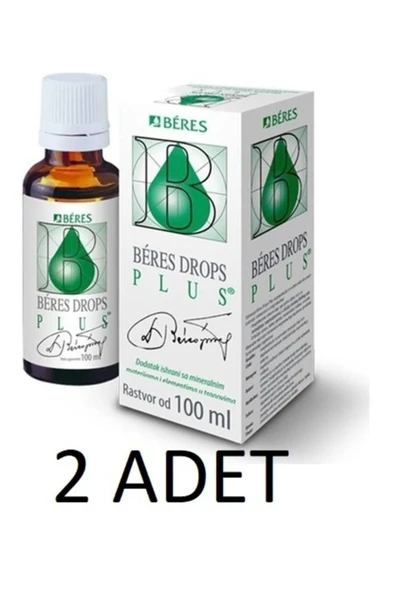 BERA BERA  2 Adet Beres Drops Plus Damla 100 2=200 Ml - Yeni Ürün ürün görseli 1