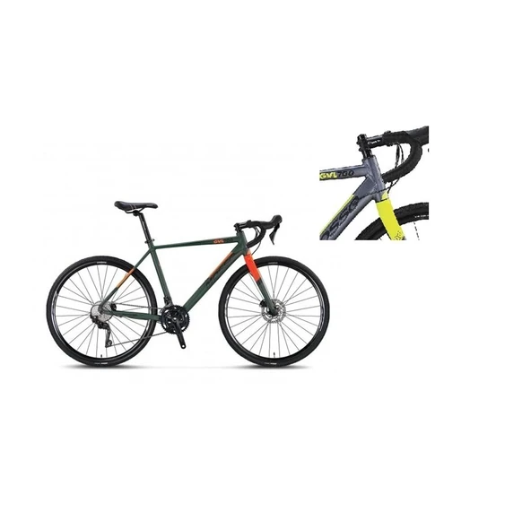 MOSSO GVL700-GRX400 ERKEK YARIŞ BİSİKLETİ 580H HD 28 JANT 20 VİTES ANTRASIT-LIME ürün görseli 1