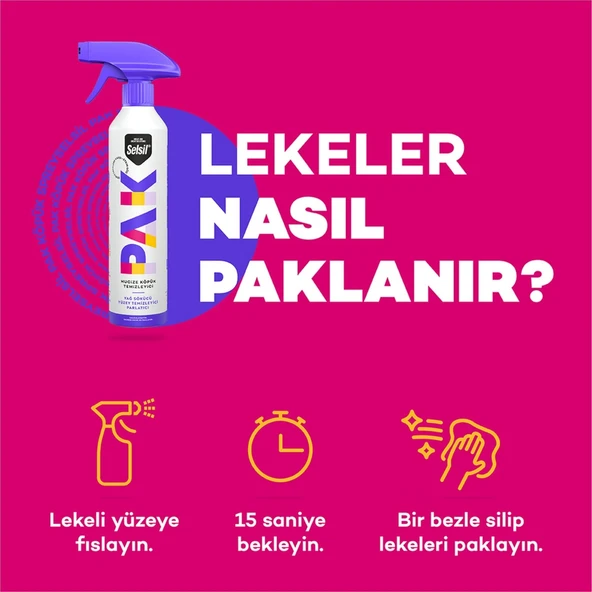 SELSİL PAK GENEL TEMİZLEYİCİ - Resim 3