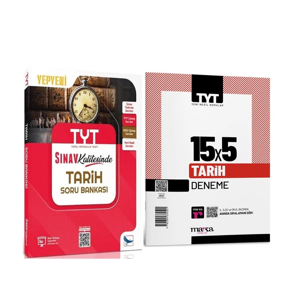 Sınav Yayınları TYT Tarih Soru ve Marka Deneme Seti 2 Kitap ürün görseli 1