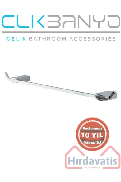 CLK BANYO Paslanmaz Pirinç Titanik 50cm Uzun Havluluk ürün görseli 1