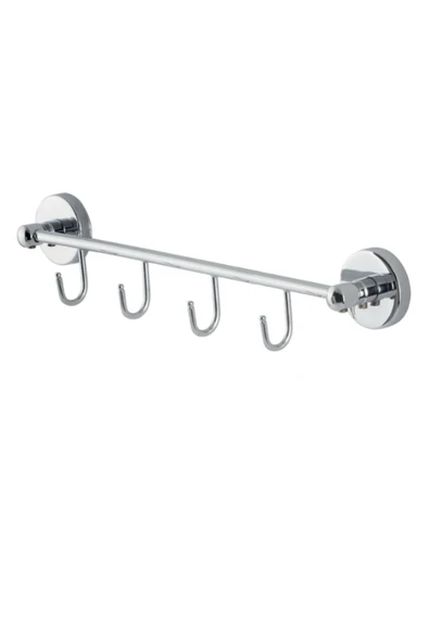 ÇELİK BANYO Paslanmaz Pirinç Karaca 4’lü Askılık ürün görseli 1