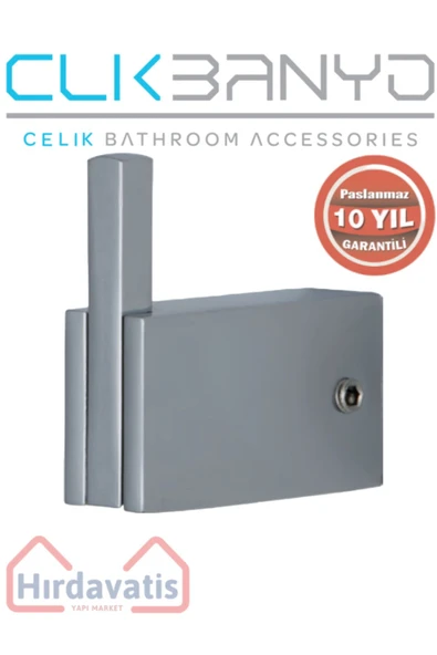 ÇELİK BANYO Paslanmaz Pirinç Titanik Bornozluk Tekli Havlu Askısı ürün görseli 1
