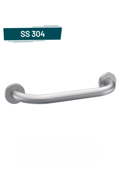 HIRDAVATİS YAPI MARKET Yaşlı Hasta Bedensel Engelli Tutunma Barı Küvet Tutamağı Paslanmaz Banyo Wc Tutamağı Mat Krom 40 cm ürün görseli 1
