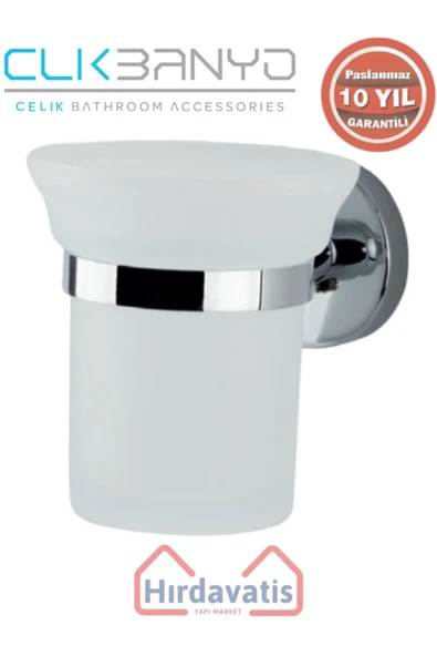 ÇELİK BANYO Paslanmaz Pirinç Dilek Diş Fırçalık ürün görseli 1