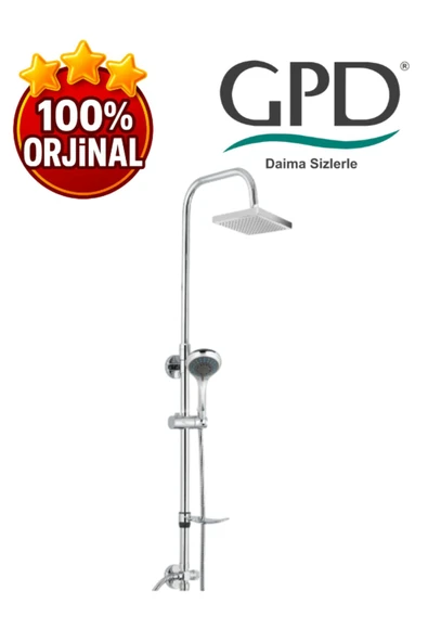 GPD DST24 Duş Seti (5 Fonksiyonlu El Duşu + 250X250) ürün görseli 1