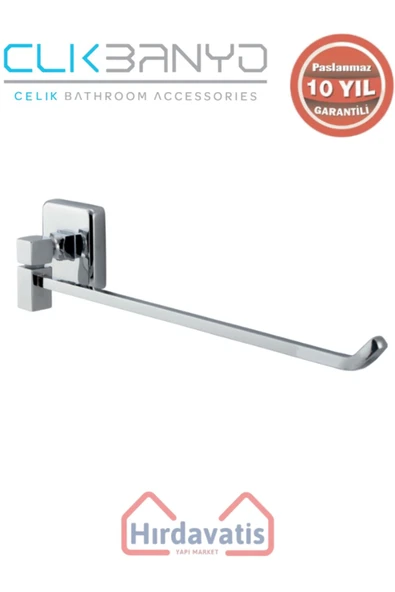 ÇELİK BANYO Paslanmaz Pirinç Kumru Tekli Döner Havluluk ürün görseli 1