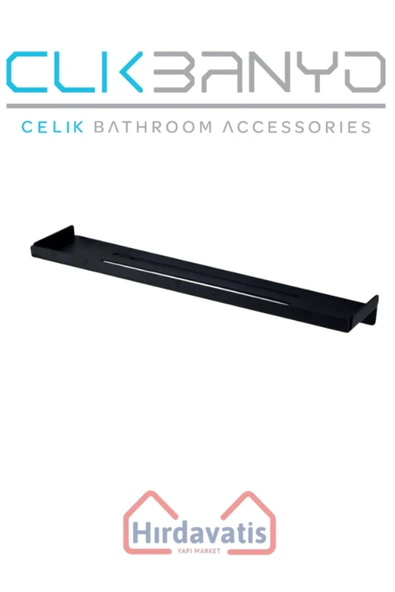 ÇELİK BANYO Paris DKP Etejer 30cm Mat Siyah ürün görseli 1
