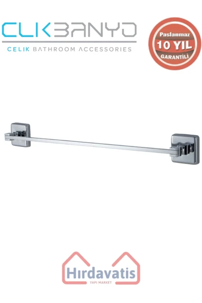 ÇELİK BANYO Paslanmaz Pirinç Kumru Uzun Havluluk 50cm ürün görseli 1