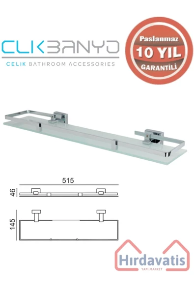 ÇELİK BANYO Paslanmaz Pirinç Tamay Etejer ürün görseli 1