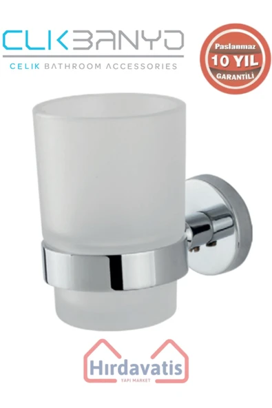 ÇELİK BANYO Paslanmaz Pirinç Dilek Diş Fırçalık ürün görseli 1