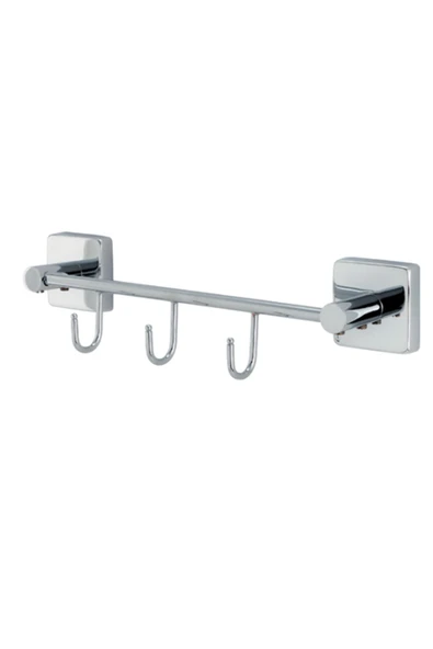 ÇELİK BANYO Paslanmaz Pirinç Vizyon  3’lü Askılık ürün görseli 1