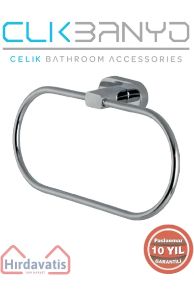 ÇELİK BANYO Paslanmaz Pirinç Zirve Oval Havluluk ürün görseli 1