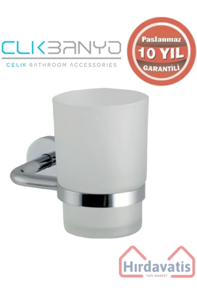 ÇELİK BANYO Paslanmaz Pirinç Eser Diş Fırçalık ürün görseli 1