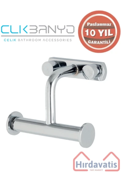 ÇELİK BANYO Paslanmaz Pirinç Vera 2’li Askılık ürün görseli 1
