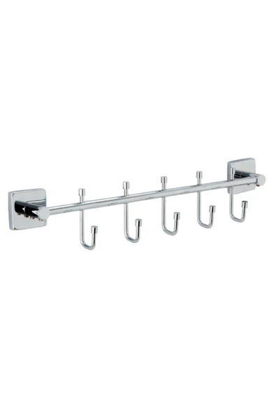 ÇELİK BANYO Paslanmaz Pirinç Vizyon 5’li Askılık - Resim 3