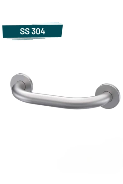 HIRDAVATİS YAPI MARKET Yaşlı Hasta Bedensel Engelli Tutunma Barı Küvet Tutamağı Paslanmaz Banyo Wc Tutamağı Mat Krom 30 cm ürün görseli 1
