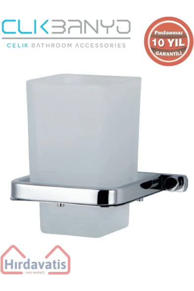 ÇELİK BANYO Paslanmaz Pirinç Mercan Diş Fırçalık ürün görseli 1