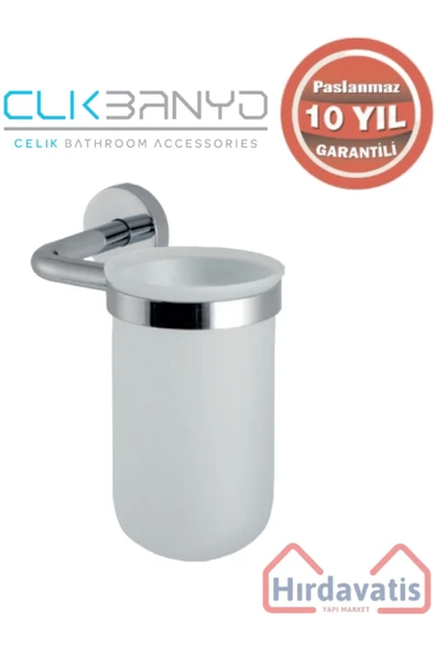 ÇELİK BANYO Paslanmaz Pirinç Eser Diş Fırçalık ürün görseli 1