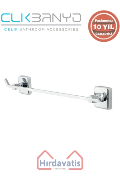 ÇELİK BANYO Paslanmaz Pirinç Kumru Uzun Havluluk 50cm ürün görseli 1