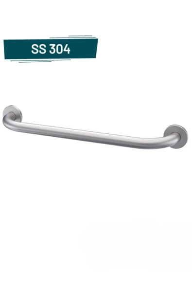 HIRDAVATİS YAPI MARKET Yaşlı Hasta Bedensel Engelli Tutunma Barı Küvet Tutamağı Paslanmaz Banyo Wc Tutamağı Mat Krom 60 cm ürün görseli 1