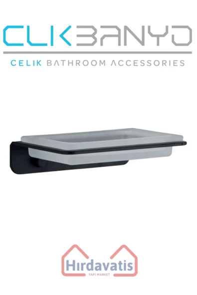 ÇELİK BANYO Paris DKP Sabunluk Mat Siyah - Resim 3