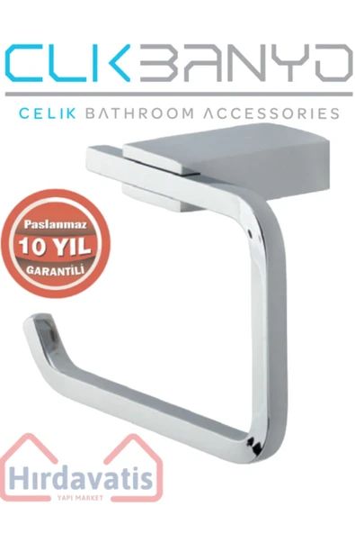 CLK BANYO Paslanmaz Pirinç Titanik Tuvalet Kağıtlık ürün görseli 1