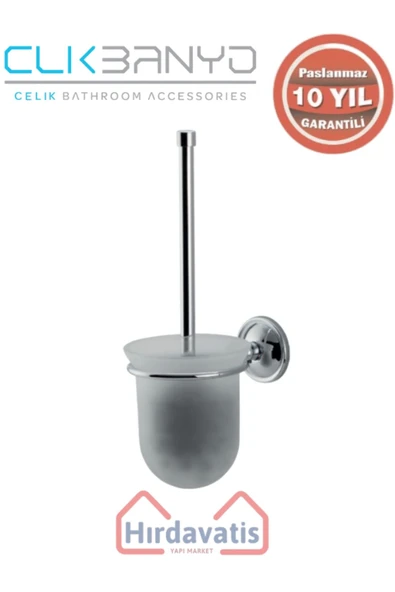 ÇELİK BANYO Paslanmaz Pirinç Marina Klozet Fırçası Küçük ürün görseli 1