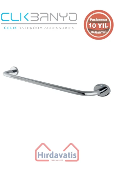 ÇELİK BANYO Paslanmaz Pirinç Dilek Uzun Havluluk 60cm ürün görseli 1