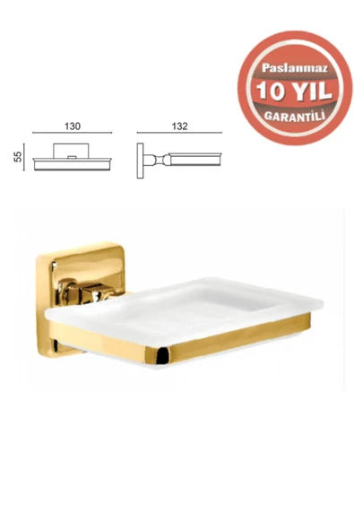 ÇELİK BANYO KU10-003.1 KUMRU SABUNLUK SARI ürün görseli 1
