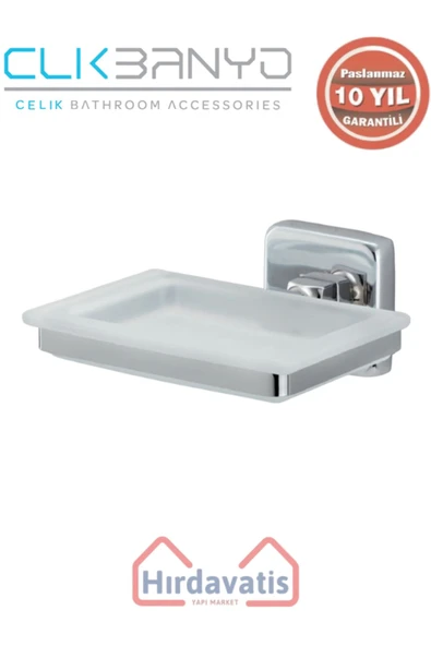 ÇELİK BANYO Paslanmaz Pirinç Kumru Sabunluk ürün görseli 1