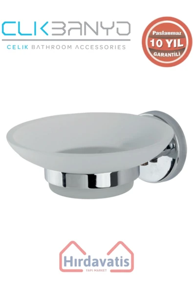 ÇELİK BANYO Paslanmaz Pirinç Karaca Sabunluk ürün görseli 1