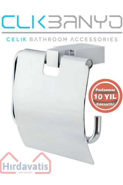 CLK BANYO Paslanmaz Pirinç Titanik Tuvalet Kağıtlık ürün görseli 1