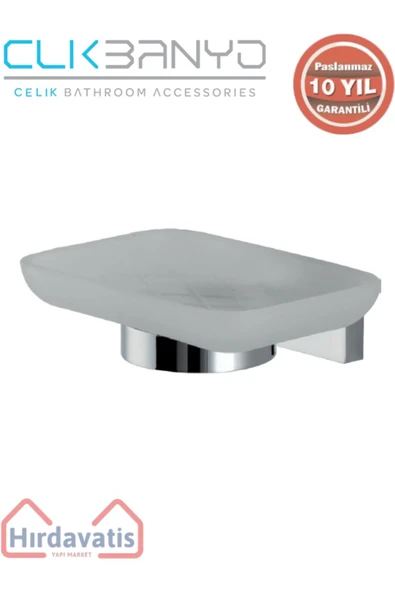 ÇELİK BANYO Paslanmaz Pirinç Kenzo Sabunluk ürün görseli 1