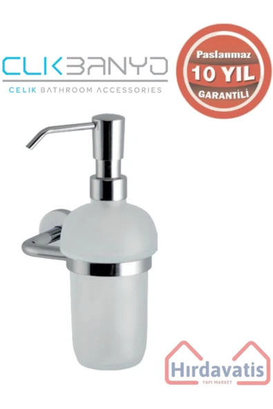 ÇELİK BANYO Paslanmaz Pirinç Eser Montajlı Sıvı Sabunluk ürün görseli 1