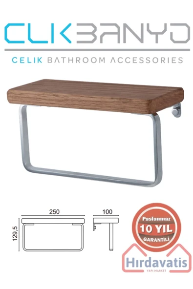 ÇELİK BANYO Paslanmaz Pirinç Selvi Havluluk ürün görseli 1
