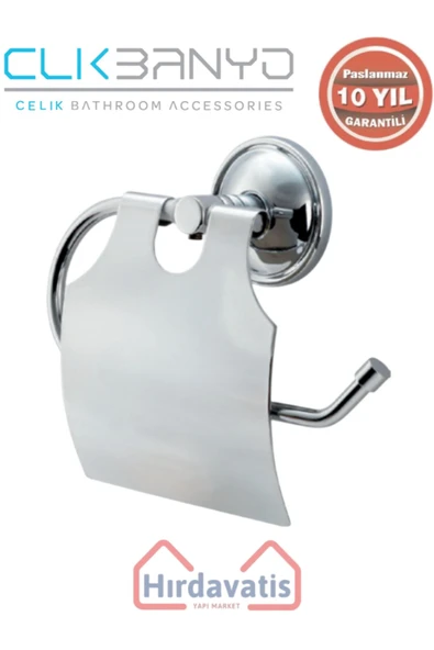 ÇELİK BANYO Paslanmaz Pirinç Bella Kağıtlık Jule Kapak ürün görseli 1
