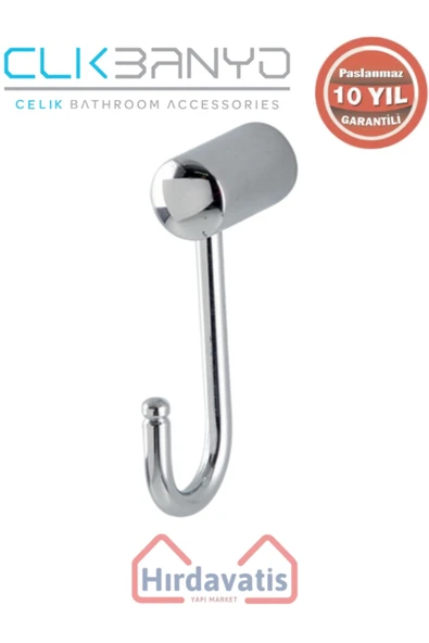 ÇELİK BANYO Paslanmaz Pirinç Bella Kanca Askılık ürün görseli 1