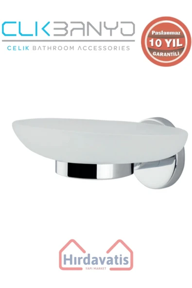 ÇELİK BANYO Paslanmaz Pirinç Flora Sabunluk ürün görseli 1