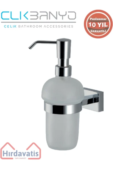 ÇELİK BANYO Paslanmaz Pirinç Kenzo Montajlı Sıvı Sabunluk ürün görseli 1
