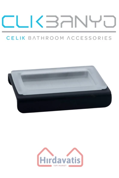 ÇELİK BANYO Paris DKP Setüstü Sabunluk Mat Siyah - Resim 3