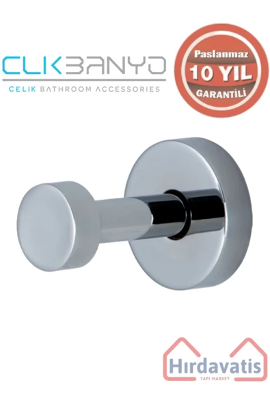 ÇELİK BANYO Paslanmaz Pirinç Eser Bornozluk ürün görseli 1