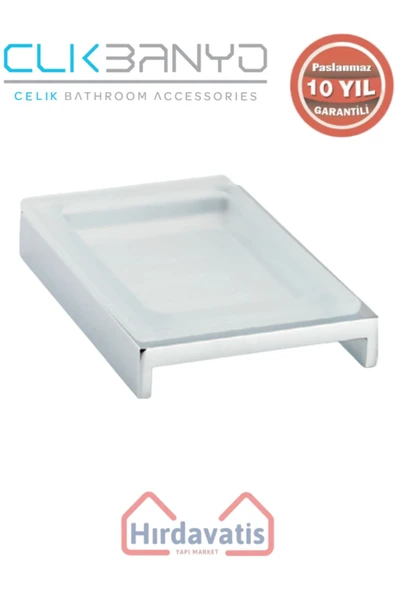 ÇELİK BANYO Paslanmaz Pirinç Kumru Set Üstü Sabunluk ürün görseli 1