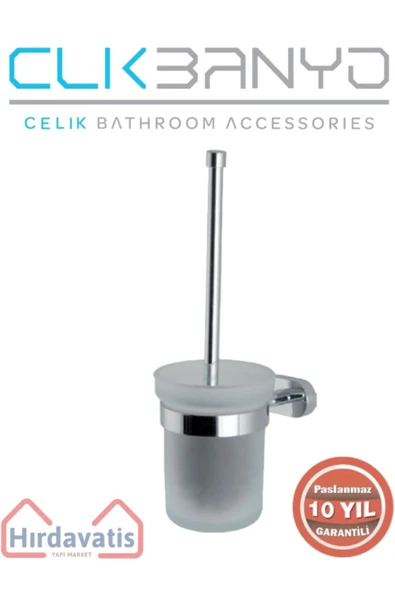 ÇELİK BANYO Paslanmaz Pirinç Zirve Klozet Fırçalık ürün görseli 1