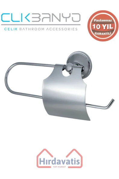 ÇELİK BANYO Paslanmaz Pirinç Bella Jule Kapaklı Kağıtlık ürün görseli 1