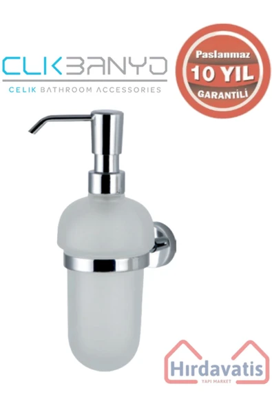 ÇELİK BANYO Paslanmaz Pirinç Eser Montajlı Sıvı Sabunluk ürün görseli 1