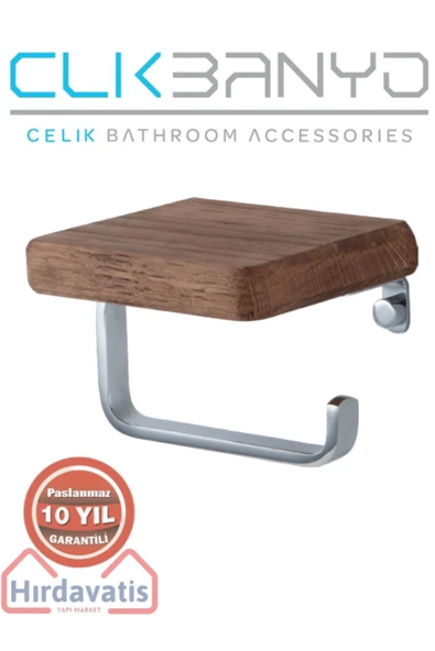 ÇELİK BANYO Paslanmaz Pirinç Selvi Kağıtlık ürün görseli 1