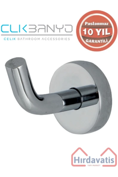 ÇELİK BANYO Paslanmaz Pirinç Eser Tekli Askılık ürün görseli 1